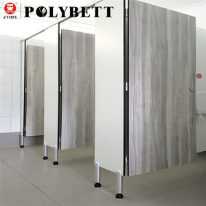 Hospital Waterproof HPL Toilet Partitions System 
