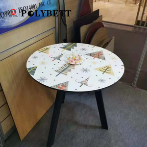Decorative Heat Resistant And Waterproof Interior Art Compact Laminate Sheet for Table Top 