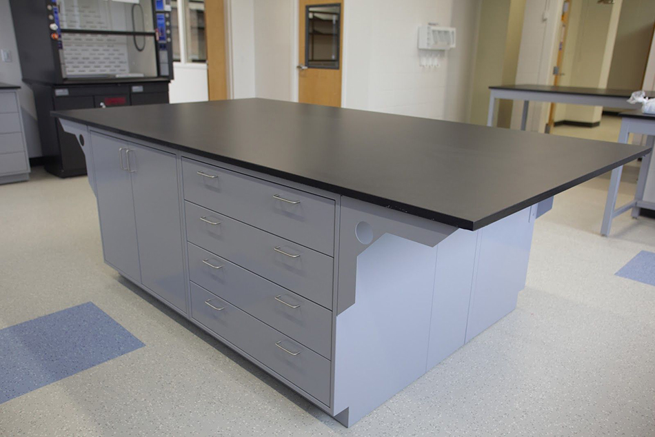 Laboratory steel wood lab bench Changzhou Zhongtian Fireproof