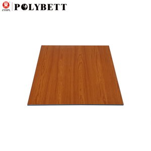 High Gloss Solid Wood Color Phenolic High Pressure Compact Hpl Wall Cladding