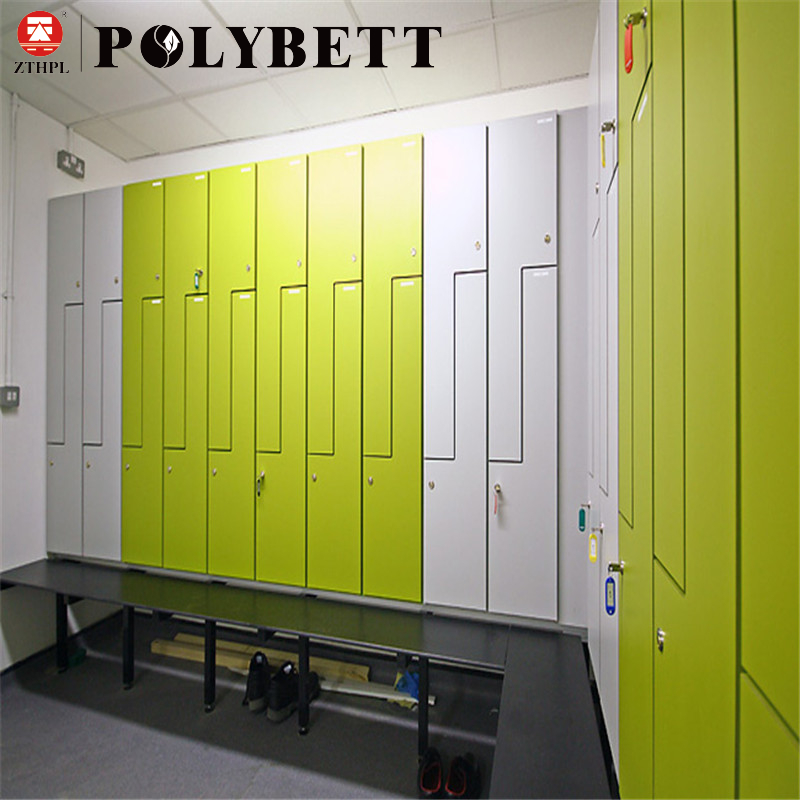 Polybett Easy Clean Phenolic Compact Hpl Laminate for Locker System 